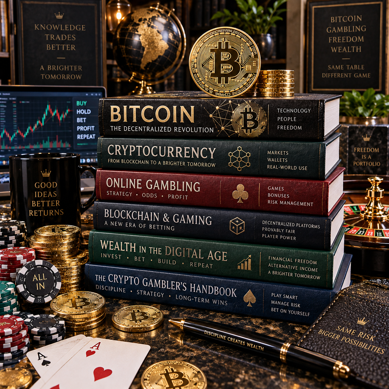 Bücher über Glücksspiel und Kryptowährungen: Wie Fachliteratur beim Verständnis von Bitcoin-Casinos hilft